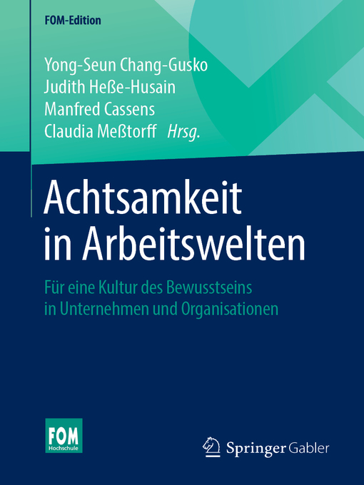 Title details for Achtsamkeit in Arbeitswelten by Yong-Seun Chang-Gusko - Available